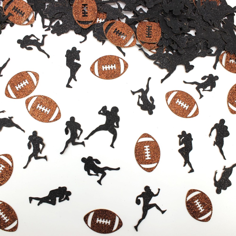 200PC Football Confetti for Table,Football Party Decorations for 1st Year Dow…