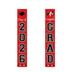 Graduation Decorations Class of 2026 Hanging Grad Banner, Graduation Decorations