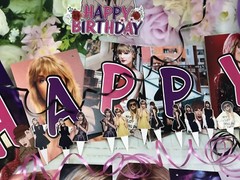 Taylor Swift Inspired Happy Birthday All-In-1 Party Decor Bundle NWOT