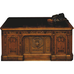 SP13212 White House Oval Office US President Resolute Desk Cardboard Cutout Stan
