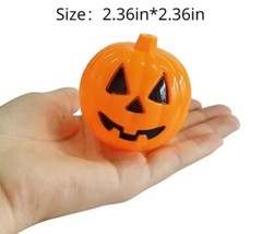 10 Pcs Halloween Mini Pumpkin Containers – Open Pumpkin Shell Party- NEW