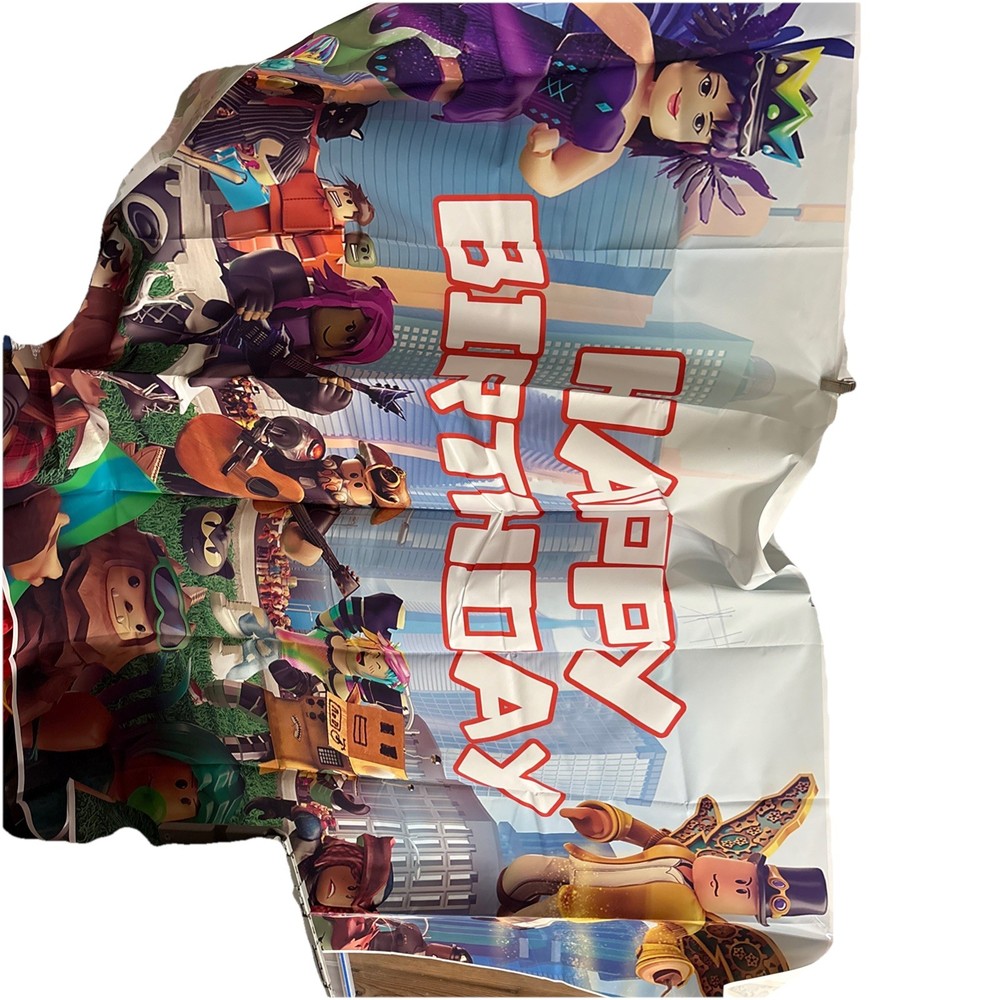 Happy Birthday Backdrop 8’ X 5’ Roblox