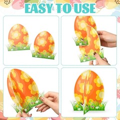Easter Honeycomb Centerpieces Table Toppers Colorful Easter Egg Centerpieces Tab