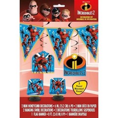 Unique Incredibles 2′ Birthday Party Decoration Kit (5 Piece Set)