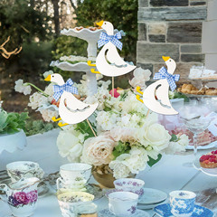 Silly Goose Centerpiece Sticks 16PCS Silly Goose Baby Shower Decorations Blue…