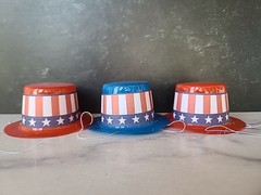 Stars And Stripes Party Plastic Hats