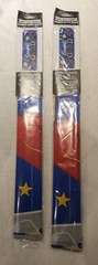 2 Banners «Congratulations Grad!» 20 in. x 60 in Reusable w/Grommet Holes NEW