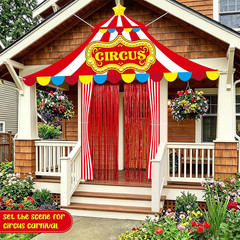 5 Pcs Carnival Circus Tent Decorations Set – Circus Theme Party Decorations with