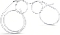 Funny Glasses Straw Adults Crazy Eyeglass Straw for Birthday Parties, Bridal Sho
