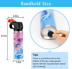 Gender Reveal Fire Extinguisher 2 Packs, Gender Reveal Smoker Bomb, Baby Boy Rev