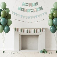 139 Pcs Felt DIY Custom Banner Kit Include 104 Letters 18 Swallowtail Flags 1…
