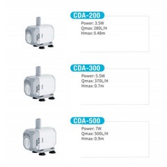 Aquarium Water Pump with Adjustable Flow Rate Dual Intake ABS Construction