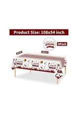 3 Pack Large Size Plastic 54″x108″ Congrats Grad Graduation Party Tablecover…