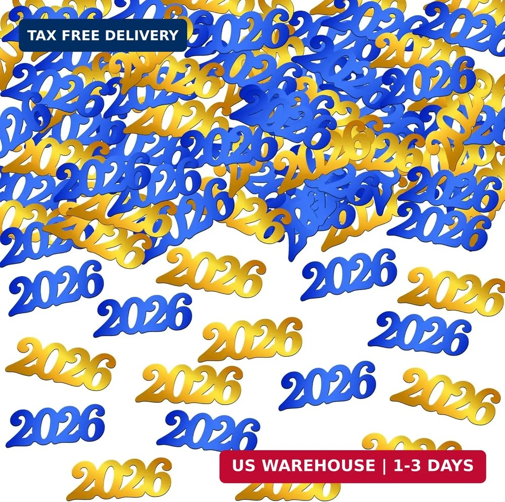 KatchOn, Blue and Gold Graduation Decorations 2026 – Pack of 500 | Graduation Co