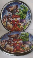 Marvel Avengers Party Pack – Plates, Napkins, Tablecloth, Cups, Tattoos, Candles