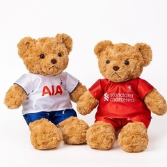 Soccer Jersey Teddy Bear Plush Toy Football Fan Gift Stuffed Animal