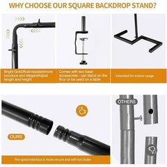 Adjustable Heavy Duty Metal Arch Backdrop Stand Balloon Kit Weddings Parties New