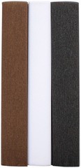 3 PCS PLG11030 Extra Fine Crepe Paper 16 Total Square Feet Basic Pack
