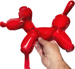 3 Pack 14” JUMBO BALLOON ANIMAL Foil Red Dog Twisted Sculpture Clown Helium Air