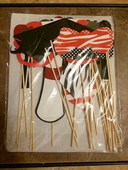 Graduation Party Photo Booth Props, Grad Decorations Attached to the stick USA