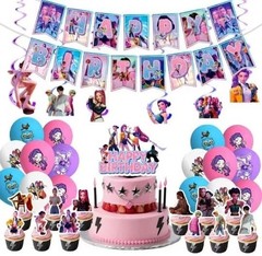 Demon Hunters Birthday K Pop , Party Supplies Birthday Decorations Set LOT