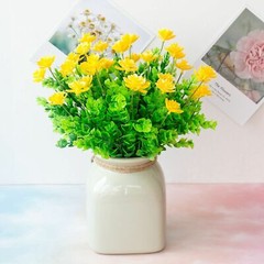 US 4/10pcs Faux Plastic Greenery Shrubs Plants for Home Garden Decor Party/Shop