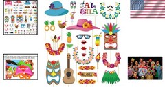 60 Multi-Color Luau Props for Instant Fun – Perfect for Summer Celebrations
