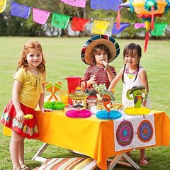 12pcs Fiesta Mexican Party Table Decoration Centerpiece 8” Paper 5 Cinco De Mayo