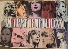 Taylor Swift Party Supplies Set New 5x 3 Ft Banner Birthday BD Banner FREE Gift