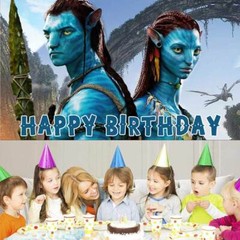 Avatar Party Supplies Birthday Decoration Backdrop Banner Background Vinyl 5x3ft