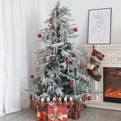 10000 Strands Silver Metallic Christmas Tinsel Foil Fringe Icicles Tree Decor