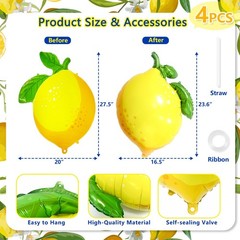 Lemon Foil Balloons She Found Her Main Squeeze Bridal Shower Baby Shower Amal…