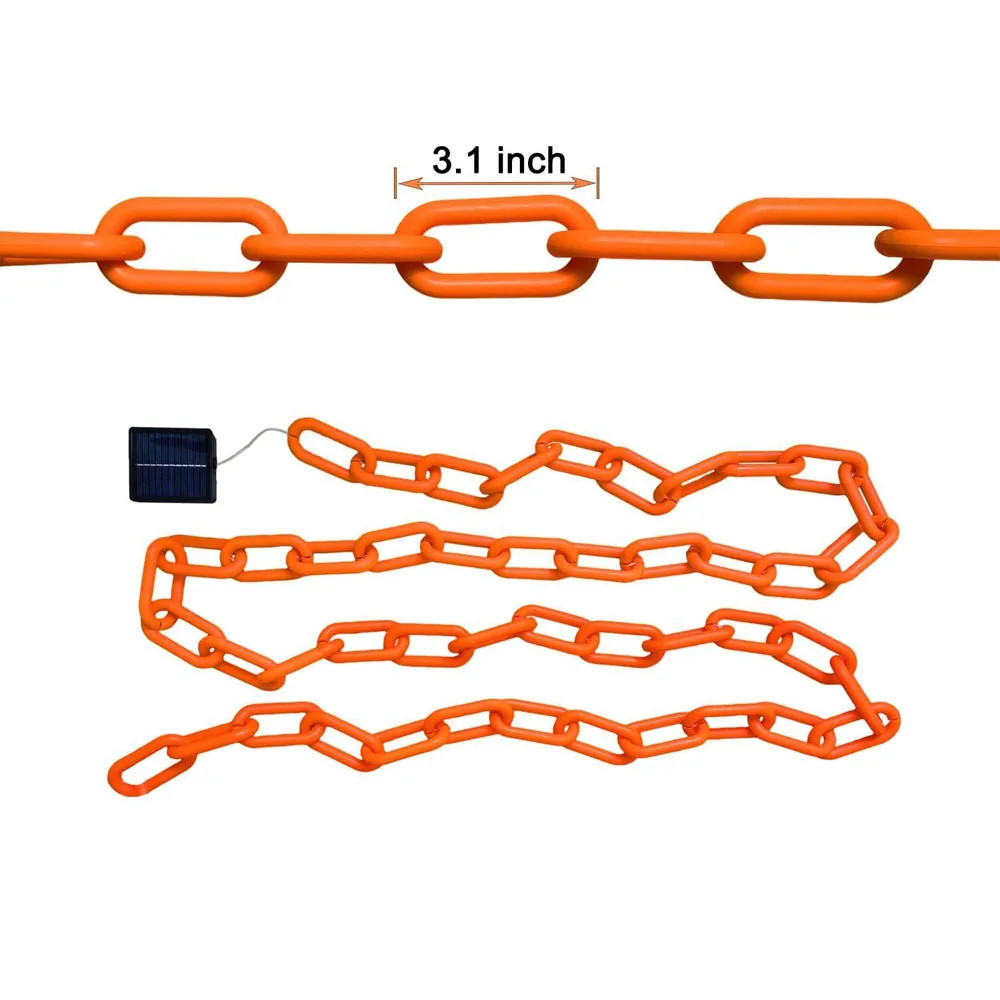 2/3M Halloween Plastic Chain Lights Props Chains with 8 Lighting Modes Lights