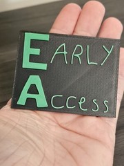 Early Access Badge With or Without Keychain – Gorilla Tag VR Game Oculus Rift