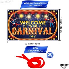 , Welcome to The Carnival Banner – XtraLarge, 72×44 Inch | Carnival Decoratio…