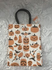 Halloween Party Pumpkin Jack O’Lanterns Gift Bag Trick Or Treat Sack Set Of 4