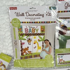 Safari Jungle Baby Shower Decor Bundle Gender Neutral Banner Fisher Price Set