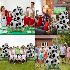 2 Pcs Extra-Large Standing Football Party Balloons, Soccer Balloons，Rugby Par…
