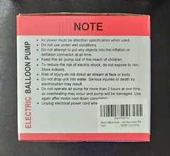 Electric Balloon Pump – Dual Nozzle Automatic Inflator – Pink
