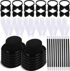 Shineymoon huge 48pc Magicians Party Set 12 full sets Magic parties Halloween