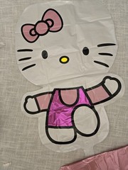 161pc Hello Kitty Birthday Party Supplies Set 39×59″ Banner 5 Foil Balloons NEW