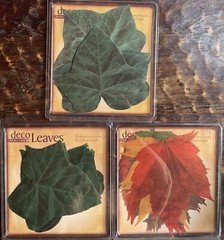 Parchment Deco Fall Leaves-Nature Party Decorations-Lot of 3-Made in the USA