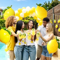 Lemon Foil Balloons She Found Her Main Squeeze Bridal Shower Baby Shower Amal…
