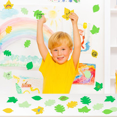 108 Pcs Summer Paper Leaf Cutouts for Bulletin Board Decor 3.5 Inch Paper Lea…