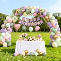 Fairy Birthday Decorations for Women Girls,Fairy Themed Party Pink Green Purple