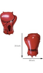 Pink 4 Piece Boxing Gloves Foil Balloons New, Party Decorations Wrestling Fight