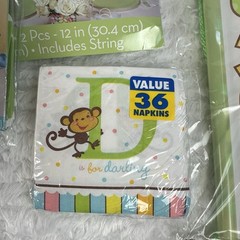Safari Jungle Baby Shower Decor Bundle Gender Neutral Banner Fisher Price Set