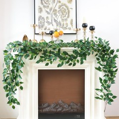 Mizii 3 Packs Artificial Vines Garland 78» Fake Ficus Vine Greenery Garland