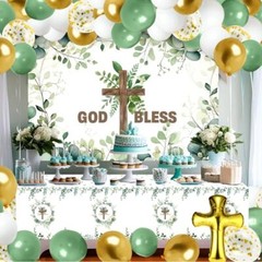 First Communion Decorations Set Baptism Christening Decorations Religious Par…