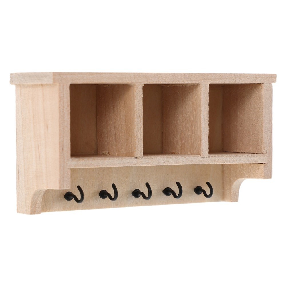 Dollhouse Wall Mounted Organizer Living Room Furniture Bookshelf